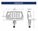 30W LED Flood light - UL/DLC Listed - 3307 Lumens - 100W MH Equal - 3000K or 4000K or 5000K