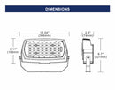 70W LED Flood light - UL/DLC Listed - 8578 Lumens - 175W MH Equal - 4000K or 5000K