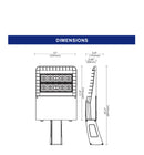 178W LED Arealight - 21521 Lumens - 4000K-UL/DLC Premium Listed