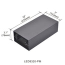 115W LED Floodlight - UL/DLC Listed - 12548 Lumens - 400W MH Equal - 5000K