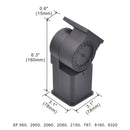 115W LED Floodlight - UL/DLC Listed - 12548 Lumens - 400W MH Equal - 5000K