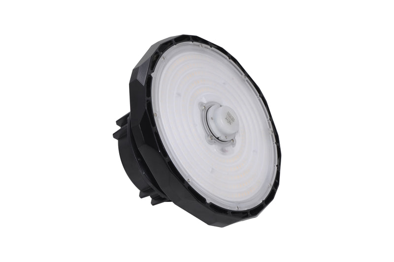 240W Wattage and Color Selectable LED Round High Bay Light-UL/DLC Listed-31675 Lumens-600W MH Equal-3000K/4000K/5000K in Black Color