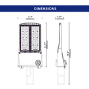 127W LED Arealight - 21777 Lumens - 5000K-UL/DLC Premium Listed