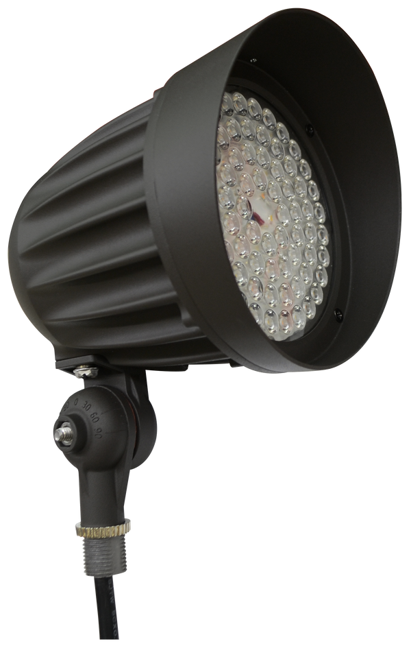 24W Color and Wattage Selectable LED Flood light - UL/DLC Listed -3200 Lumens - 70W MH Equal - 3000K/4000K/5000K with Dusk to Dawn Capability