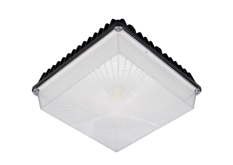 88W LED Square Garage & Canopy Light- UL/DLC Listed  - 11176 Lumens - 175W MH Equal - 5000K