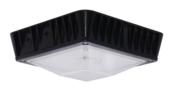 42W LED Wattage and Color Selectable Round Garage & Canopy Light- UL Listed  - 5574 Lumens - 100W MH Equal -3000K/4000K/5000K