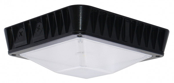 61W LED Wattage and Color Selectable Round Garage & Canopy Light- UL Listed  - 7707 Lumens - 100W MH Equal - 3000K/4000K/5000K