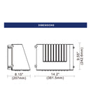 120W LED Full Cut-Off Wallpack -UL/DLC Listed-17719 Lumens-400W MH Equal-5000K