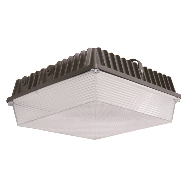 88W LED Square Garage & Canopy Light- UL/DLC Listed  - 11176 Lumens - 175W MH Equal - 5000K