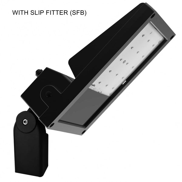 50W LED Floodlight - UL Listed - 5018 Lumens - 100W MH Equal -5000K- Slipfitter Mount
