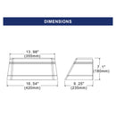 72W Wattage Selectable LED Architectural Full Cut-Off Wall Mount -UL/DLC Listed-8407 Lumens-150W MH Equal-4000K