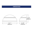 72W Wattage Selectable LED Architectural Full Cut-Off Wall Mount -UL/DLC Listed-8407 Lumens-150W MH Equal-5000K